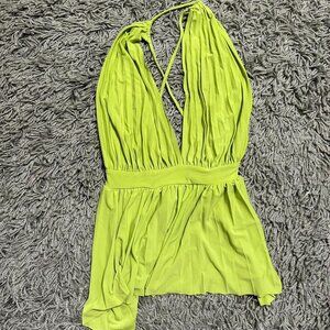 Y2K VOVO Glam Open Back Party Clubbing Top Size M